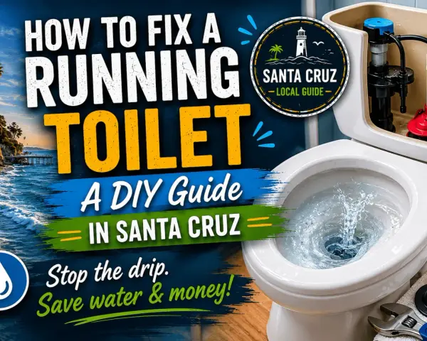 DIY guide for bathroom toilet repair in Santa Cruz. Stop the drip and save water & money with this guide.