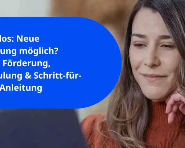 Frau denkt nach über neue Ausbildung mit 43. Infos zu Rechten, Förderung und Umschulung.