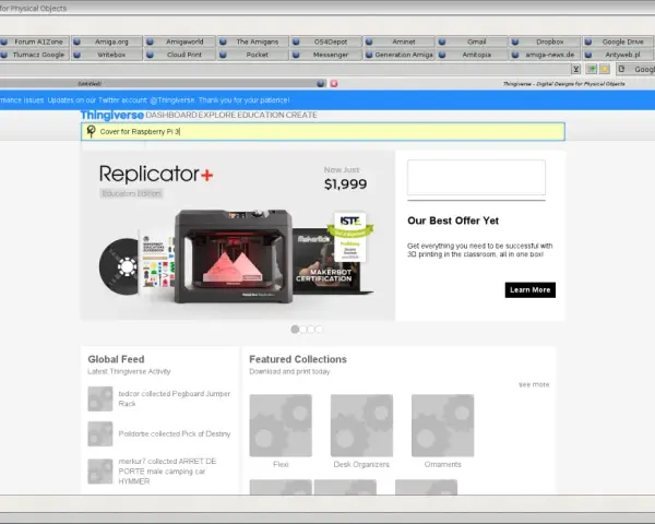 Szukaj obudowy do Raspberry Pi 3 na Thingiverse, platformie z projektami do druku 3D.