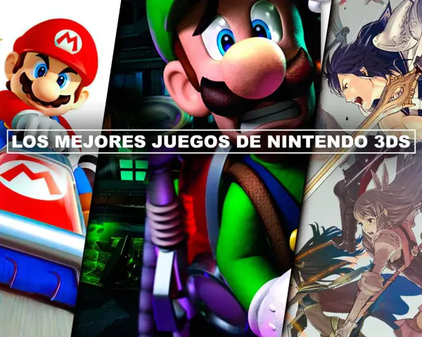 Mario, Luigi y personajes de Fire Emblem en un collage que celebra los mejores 3DS games.