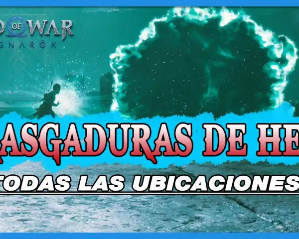 Kratos se enfrenta a rasgaduras de hel en el reino de Fimbulwinter. Todas las ubicaciones.