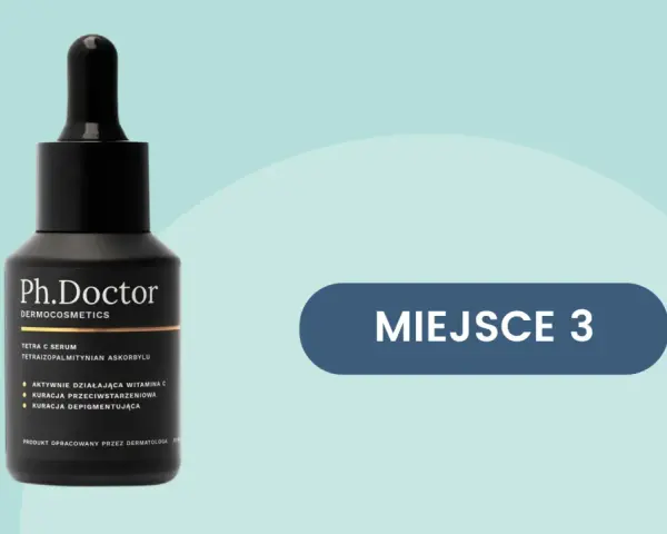 Czarna buteleczka serum z witaminą C Ph.Doctor. Czy serum z wit C można stosować latem? Tak, to serum jest idealne na lato.
