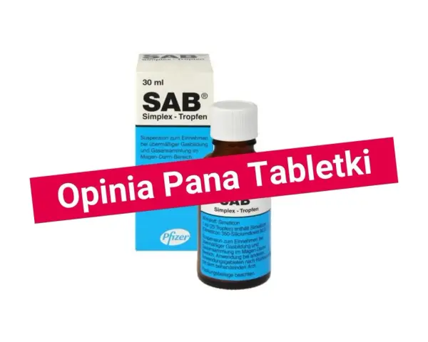 Opinia o SAB Simplex cena. Krople na wzdęcia, 30 ml, Pfizer.