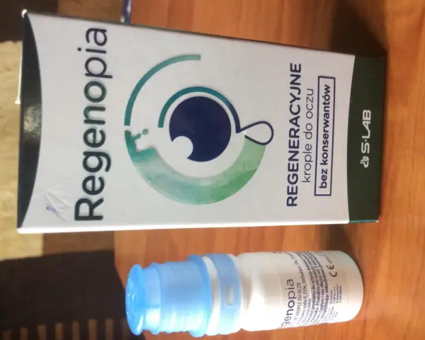 Regenopia - regeneracyjne krople do oczu bez konserwantów. Pomagają przywrócić komfort i nawilżenie.