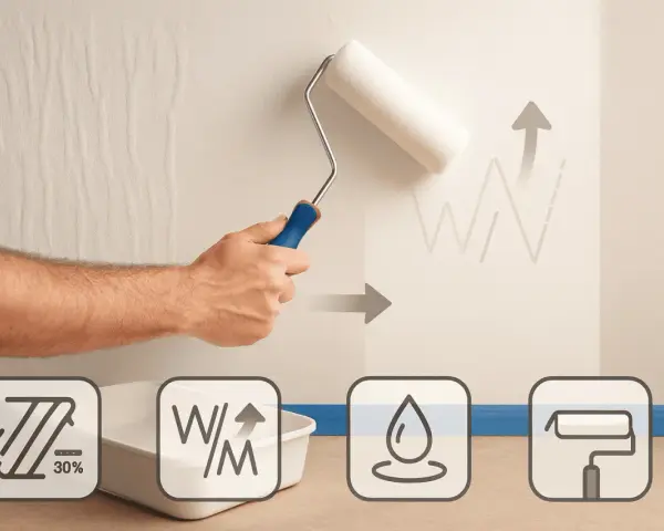 Aprende cómo eliminar marcas de rodillo al pintar. Sigue estos pasos para un acabado perfecto.
