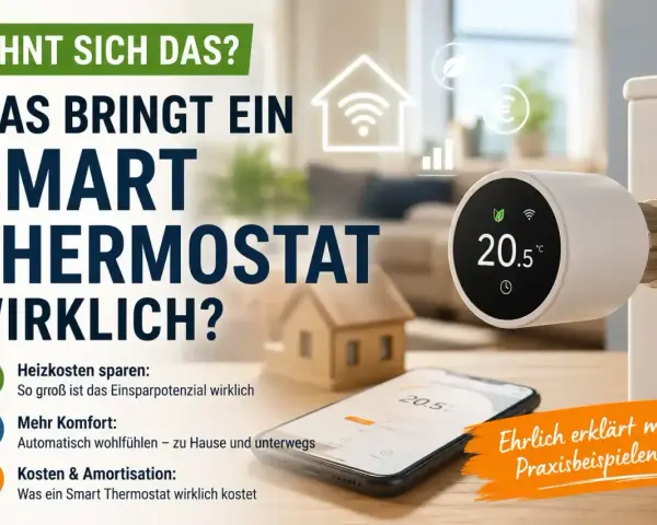 So machen Sie Ihre Heizung smart: Ein Smart Thermostat spart Kosten, erhöht den Komfort und ist mit Praxisbeispielen erklärt.