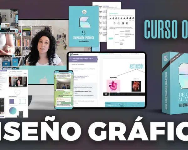Curso online de diseño gráfico en España. Aprende desde cero a ser un diseñador gráfico profesional con este programa formativo.