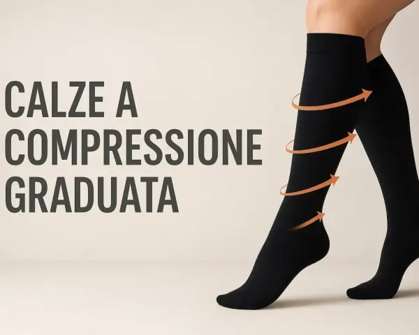 Calze a compressione graduata: scopri a cosa servono per gambe leggere e in salute.