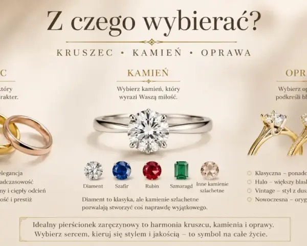 Złoto, diamenty, oprawy – jak wybrać idealny pierścionek zaręczynowy i ile powinien kosztować? Poradnik.