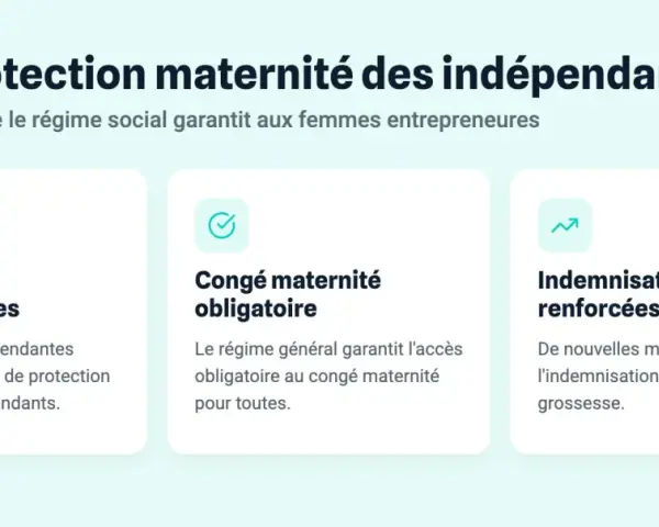 Protection maternité des indépendantes : régime social, congé obligatoire et indemnisation renforcée pour une prime naissance URSSAF.