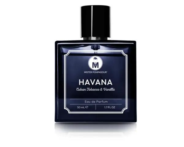 Eleganckie kuba perfumy Mister Pompadour Havana Cuban Tobacco & Vanilla.