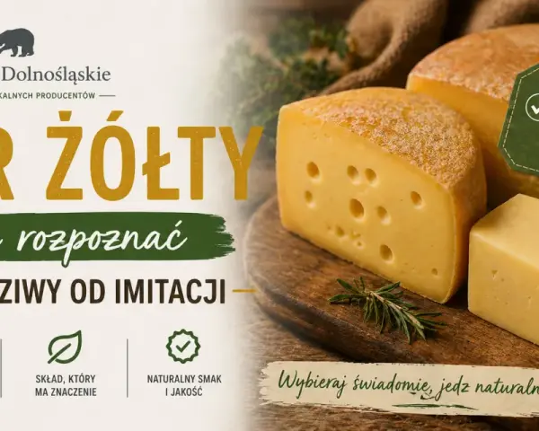 Ser żółty z prostym składem, naturalnymi składnikami i pełnią smaku. Wybieraj świadomie, jedz naturalnie!