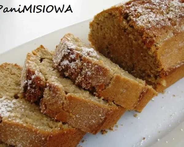 PaniMisiowa poleca babkę Earl Grey, pokrojoną na plastry i posypaną cukrem pudrem. Idealna na podwieczorek.