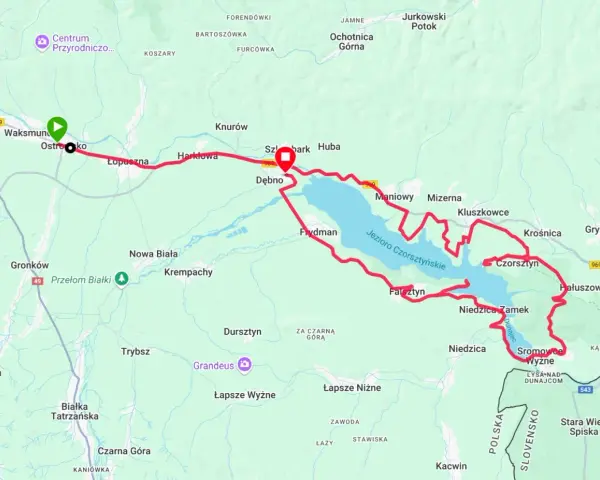 Trasa rowerowa wokół Jeziora Czorsztyńskiego. Velo Czorsztyn to malownicza pętla przez malownicze wsie i zamki.