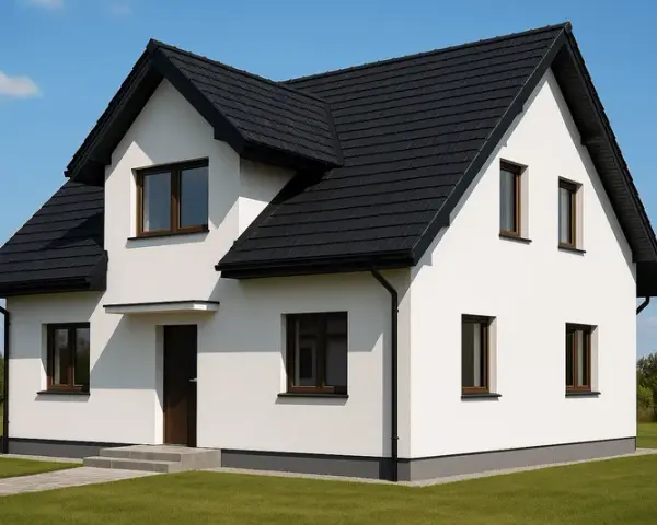 Jaki kolor elewacji do czarnej dachówki, aby uniknąć błędów w designie?