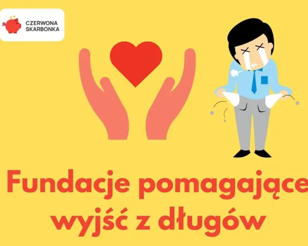 Ręce trzymające serce i zrozpaczony mężczyzna z pustymi kieszeniami. Fundacje pomagające wyjść z długów oferują wsparcie.