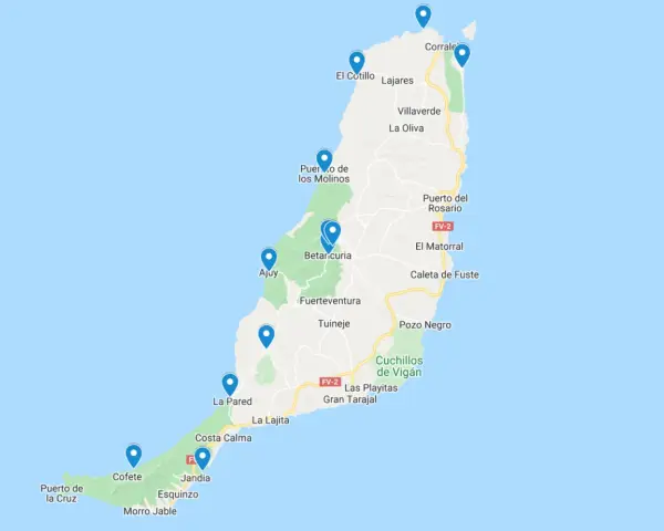 Fuerteventura: Mapa Atrakcji - Odkryj Wyspę Jak Lokalny