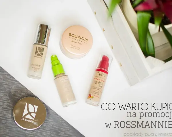 Korektory i podkłady marek Dr Irena Eris, Bourjois i Revlon na białym tle.