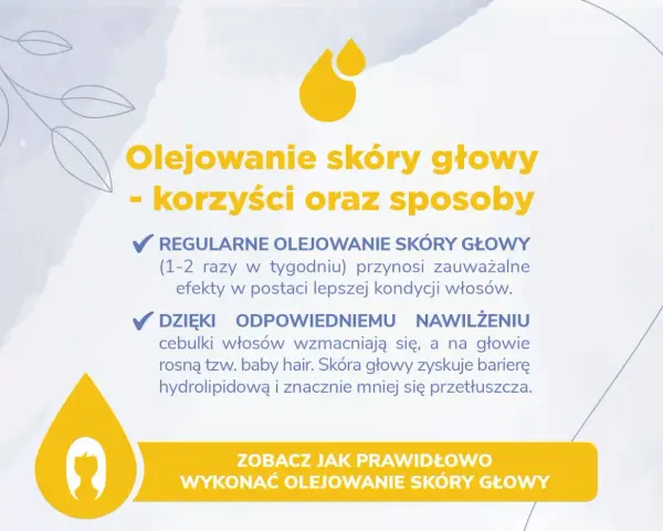 Olejowanie skóry głowy to klucz do mocnych włosów i nawilżonej skóry. Regularne zabiegi wzmacniają cebulki i ograniczają przetłuszczanie.