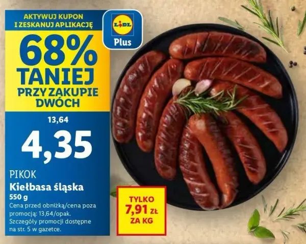 Kiełbasa śląska Pikok: skład, cena i opinie, które zaskakują