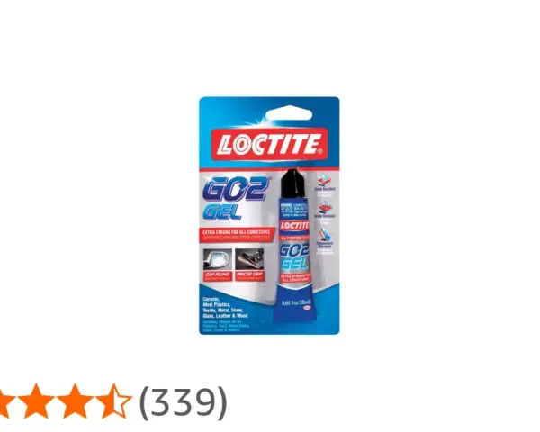 Loctite GO2 Gel all-purpose glue, extra strong for all conditions. This image highlights its features, but the loctite go2 glue dry time is not specified.