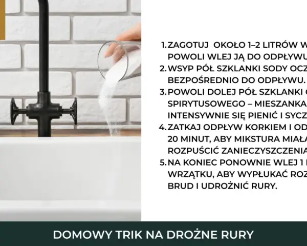 Zatkany zlew? Udrożnij go sam! Skuteczne porady krok po kroku.