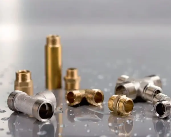 Akcesoria hydrauliczne, takie jak złączki, pokazują, jak połączyć rurę stalową z PEX.