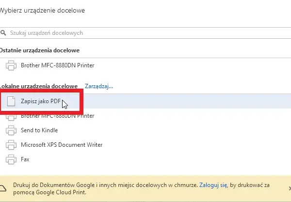 Jak zapisać stronę internetową w PDF - proste metody i narzędzia