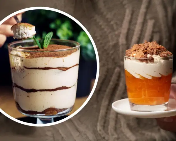 Pyszne tiramisu i deser z musem owocowym – idealny przepis na coś słodkiego.