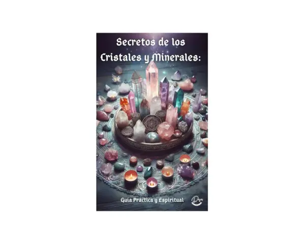 Cristales y minerales vibrantes, dispuestos con velas, revelan sus secretos y propiedades espirituales en esta guía.