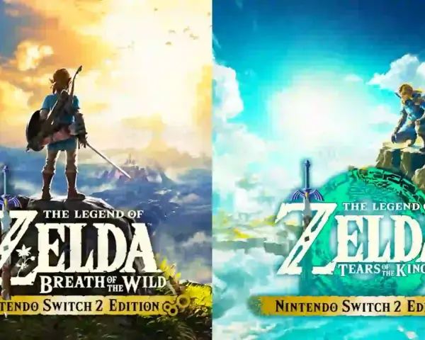 Link en Hyrule, listo para la aventura en The Legend of Zelda: Tears of the Kingdom para Nintendo Switch 2 Edition.