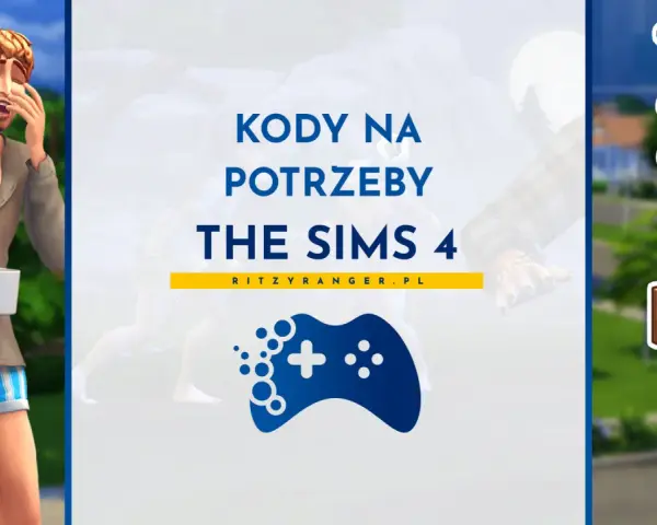 Kody na zaspokojenie potrzeb w The Sims 4. Zmęczony Sim z kubkiem kawy i ikony potrzeb: higiena, toaleta, sen, lodówka.
