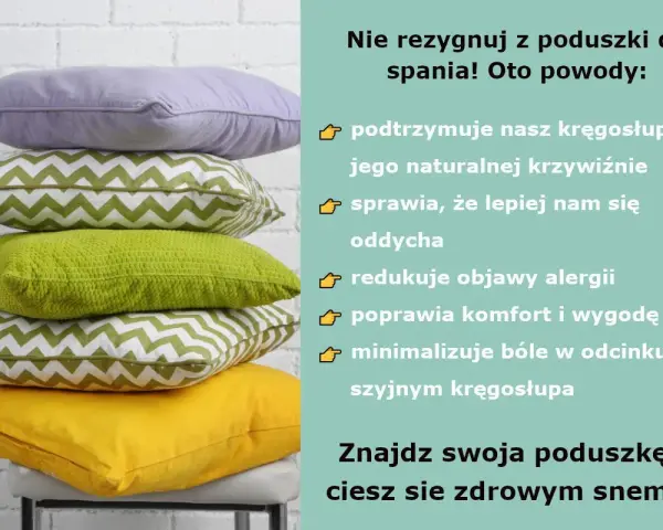 Czy można spać bez poduszki? Sprawdź, jakie to niesie ryzyko dla zdrowia