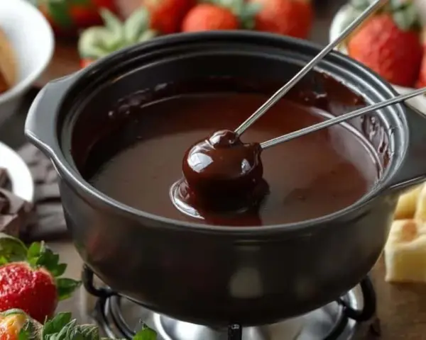 Idealne fondue czekoladowe? Zrób je w domu bez sprzętu!