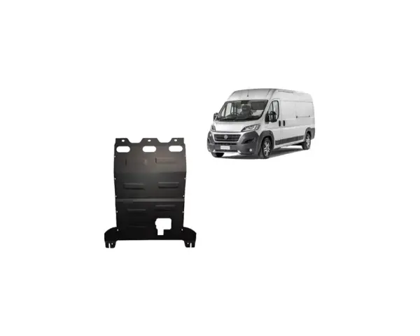 Skyddsplåt för Fiat Ducato, perfekt för service och underhåll.