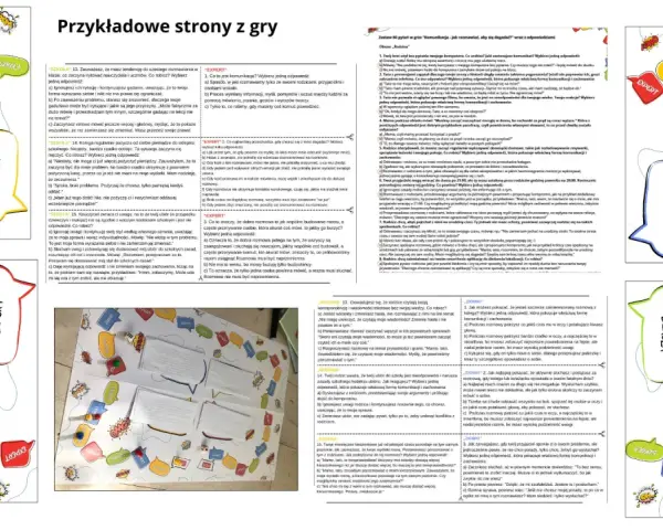 Karty pracy komunikacja interpersonalna. Gra planszowa z pytaniami i odpowiedziami.