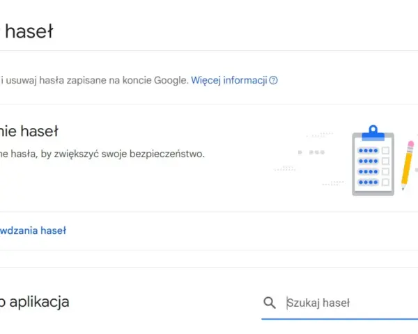 Menedżer haseł Google. Aplikacja do przechowywania haseł pozwala na ich przeglądanie, edycję i usuwanie, dbając o Twoje bezpieczeństwo.