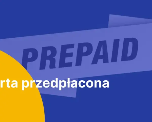 Karta przedpłacona: czy komornik może ją zająć? Grafika z napisem PREPAID i hasłem Karta przedpłacona.