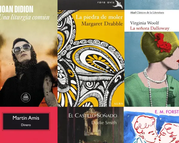 Libros que leer antes de los 30: "Una liturgia común" de Joan Didion, "La piedra de moler" de Margaret Drabble, "La señora Dalloway" de Virginia Woolf, "Dinero" de Martin Amis, "El castillo soñado" de Dodie Smith y una obra de E. M. Forster.