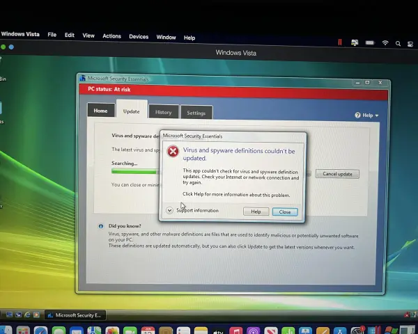 Microsoft security essentials nie można zaktualizować definicji wirusów - poznaj przyczyny i rozwiązania