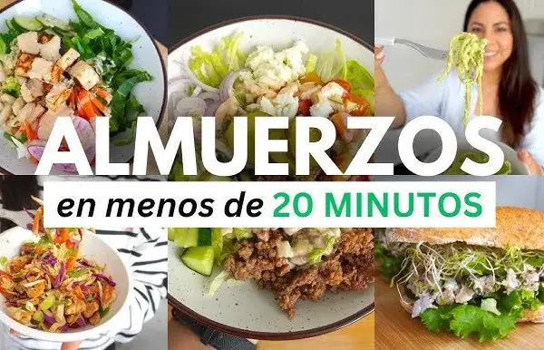 Almuerzos fáciles y rápidos: ¡Come delicioso en 20 minutos!