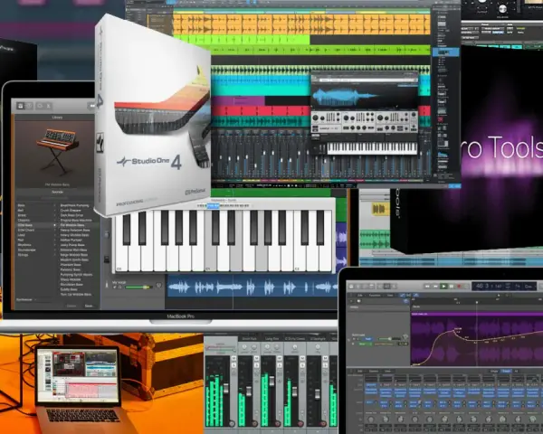 Kompozycja muzyczna i produkcja dźwięku: FL Studio, Studio One, Pro Tools. Program do tworzenia bitów na komputerze.