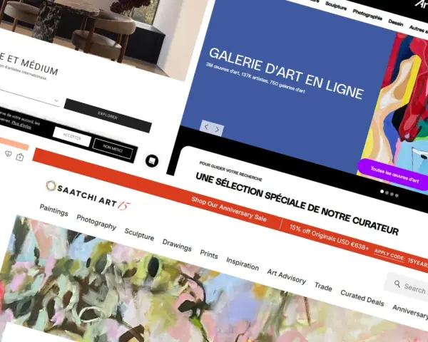 Des sites d'art en ligne comme ArtMajeur et Saatchi Art, avec des sélections d'œuvres et des promotions. Votreart avis sur ces plateformes.