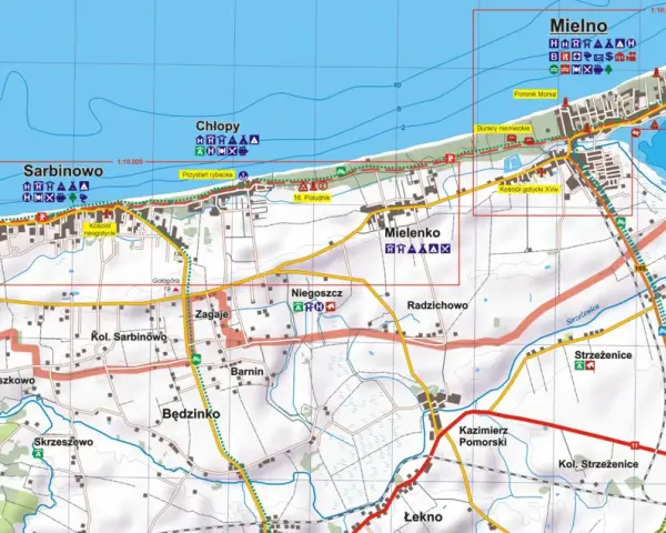 Gdzie leży Mielno mapa – znajdź idealną trasę i atrakcje w okolicy