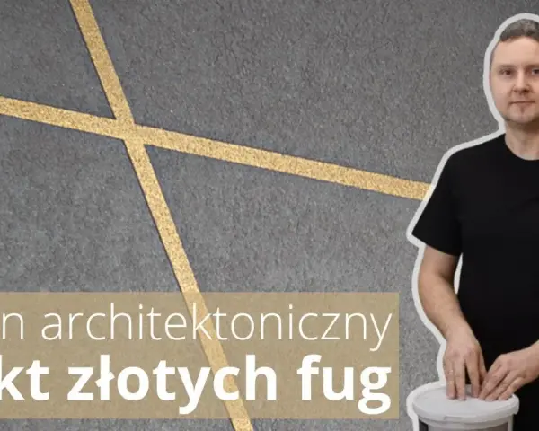 Jak zrobić beton ze złotymi paskami - krok po kroku do efektu wow