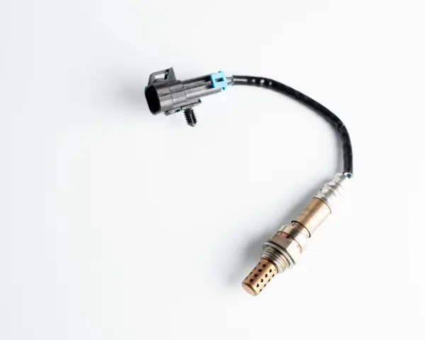 Oxygen sensor, a common culprit for the p0141 code, with its connector and threaded end.
