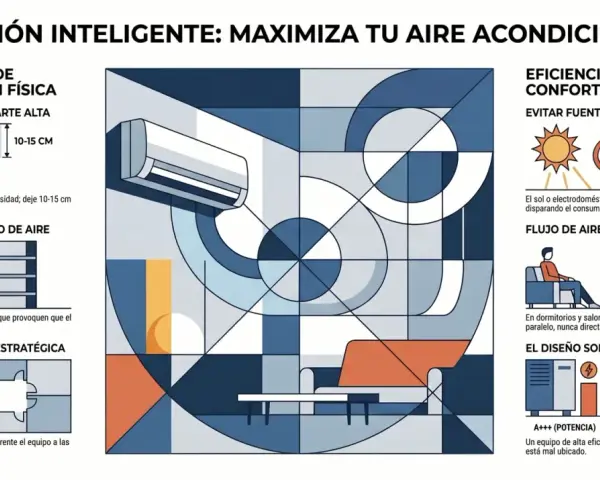 Guía para optimizar tu sistema de refrigeración: instalación en alto, flujo de aire libre y ubicación estratégica para máxima eficiencia.