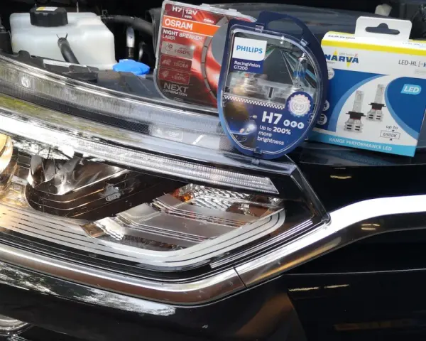 Nowe światła drogowe H7: OSRAM Night Breaker Laser, Philips RacingVision GT200 i Narva LED.
