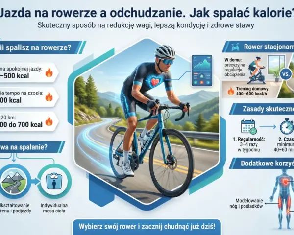 Jazda na rowerze to świetny sposób na spalanie kalorii, poprawę kondycji i zdrowia. Sprawdź, ile kalorii możesz spalić!