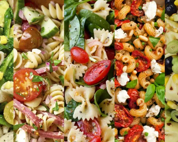 Sei diverse ricette insalata di pasta: con verdure, salumi, pomodorini e mozzarella. Un tripudio di sapori freschi e colorati.